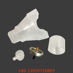 산소 호흡을 위한 백색 25.4mm 산소 살포 모자 가면 액추에이터
