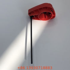 블랙 에어로솔 스프레이링 노즐, 2.5~3.5L/min 흐름 속도 확장 튜브