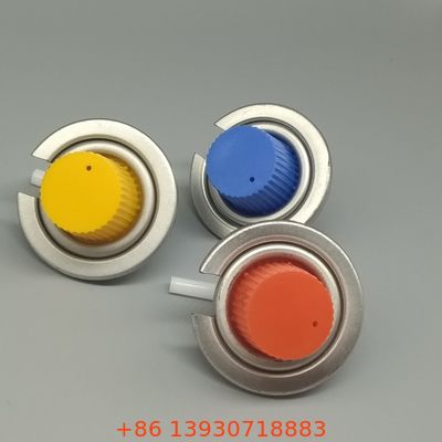 유출 방지 밸브가 있는 부탄 가스 카트리지는 휴대용 오븐과 호환됩니다.