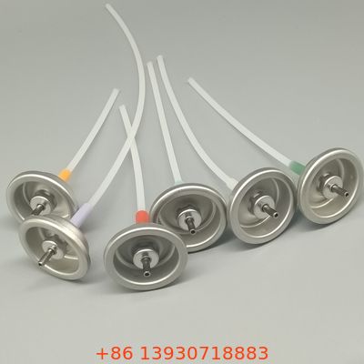 용량 정확성을 위해 사용자 정의 할 수있는 분배 시스템으로 에어로졸 측정 밸브