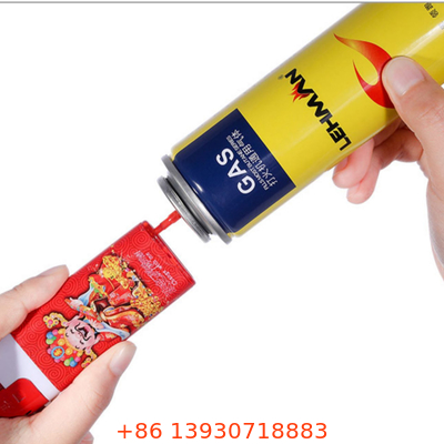 금속 생철판 가스 라이터 인레트 부탄 리필 밸브 알칼리 저항