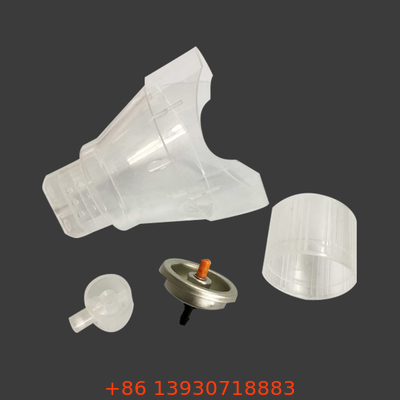 산소 호흡을 위한 백색 25.4mm 산소 살포 모자 가면 액추에이터