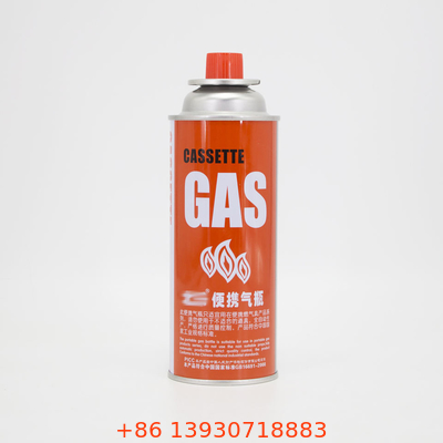400ml 휴대용 가스 스토브 용기 소형 부탄 가스 병 65mm