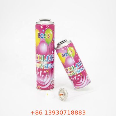 눈 분사 밸브, 인공 눈 스프레이 캔 생산, 축하 및 휴일 장식용 신뢰할 수 있는 눈 스프레이 에어로졸 밸브