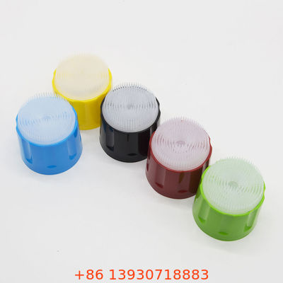 자동차 폼 클리너용 브러쉬 캡 2in1 스크러빙 & 스프레이링 병 자동차 세부용 에어로솔 스프레이 캡