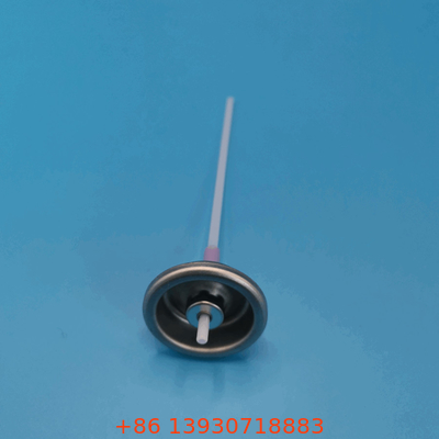 버튼 액추에이터와 함께 은 미터 에어로졸 밸브 0.1-0.2 Ml/s