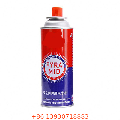 부탄 가스 용기 65 X 158 mm 가스 및 가벼운 가스의 패키지 내용