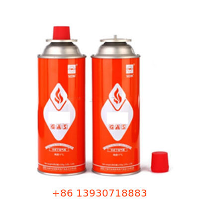 부탄 가스 오븐 밸브 빨간색 뚜?? 을 가진 부탄 카트리지를 위한 보편적 적합