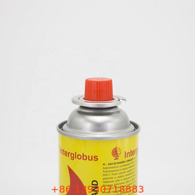 부탄 가스 오븐 밸브 빨간색 뚜?? 을 가진 부탄 카트리지를 위한 보편적 적합