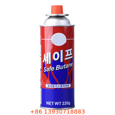 캠핑, 피크닉, 테이블탑 요리에 사용되는 빨간색 캡 부탄 가스 스토브 에어로졸 밸브