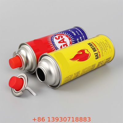 캠핑, 피크닉, 테이블탑 요리에 사용되는 빨간색 캡 부탄 가스 스토브 에어로졸 밸브