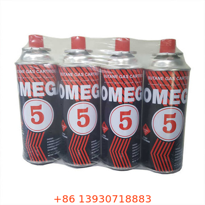 부탄 가스 용기 65 X 158 mm 가스 및 가벼운 가스의 패키지 내용