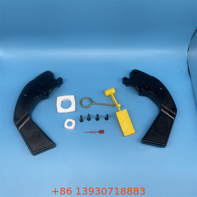 산업용 소방장 밸브와 긴 액추에이터 레버 및 디프 튜브