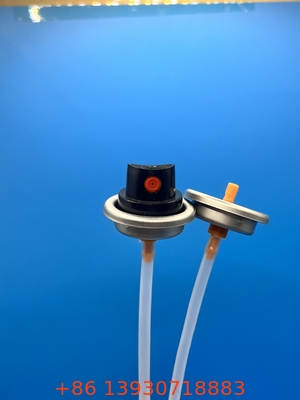25.4mm 금속 페인트 스프레이 캔 밸브 표준 자연 펌프 및 Buna 외부 가스켓