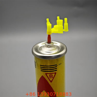 Durable lighter gas refill valve with adaptor for professional users with corrosion resistance