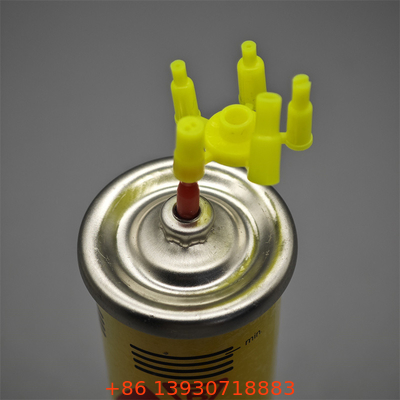 Durable lighter gas refill valve with adaptor for professional users with corrosion resistance