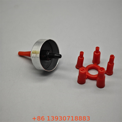 High-performance lighter gas refill valve with adaptor for heavy-duty use with high-pressure tolerance