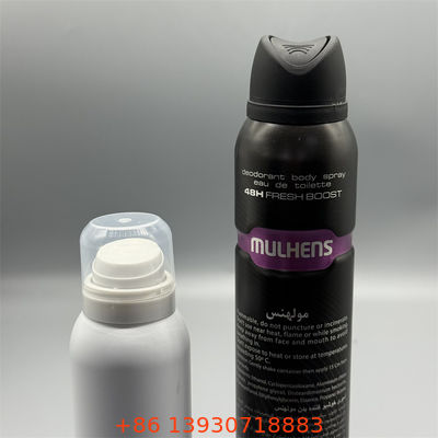 친환경 소재를 사용한 천연 제품용 지속 가능한 데오도란트 바디 스프레이 밸브