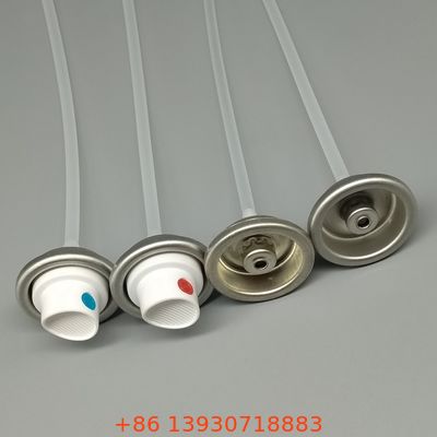 여성 스프레이 페인트 밸브 에어로졸 캔 응용 프로그램 산업 및 DIY 사용을위한 유출 방지 페인트 분배 밸브