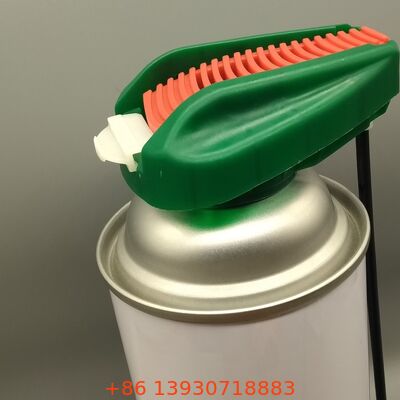 표준 에어로졸 밸브와 호환되는 접이식 트리거 캡