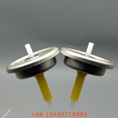 정밀 1인치 플라스틱 및 금속 스템 계량 에어로졸 밸브 (제어된 분사용)