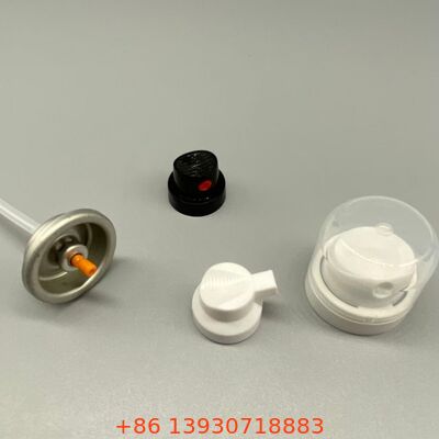 잔류 없는 성능과 360도 작동을 위한 초미세 안개 노즐 에어로졸 스프레이 밸브