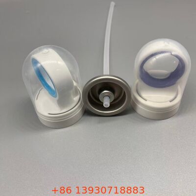 태양 보호 스프레이를 위해 위생적인 덮개 누출 방지 밀폐 및 360도 작동을 가진 자외선 차단 에어로졸 밸브