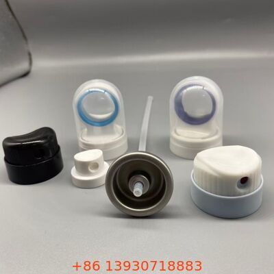 태양 보호 스프레이를 위해 위생적인 덮개 누출 방지 밀폐 및 360도 작동을 가진 자외선 차단 에어로졸 밸브