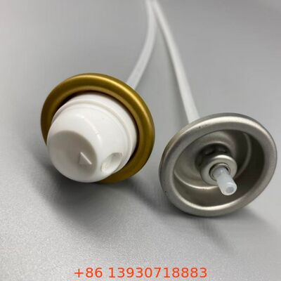 1인치 누출 방지 데오도런트 에어로졸 밸브 360° 분배 및 꽉 막는 저항 디자인