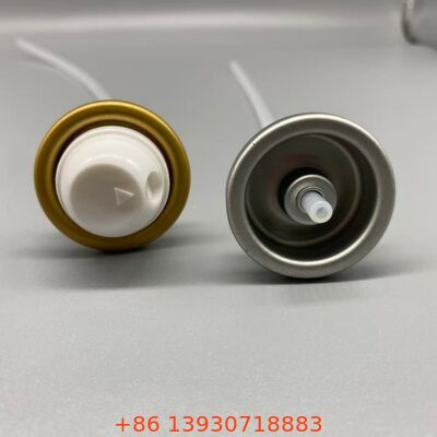 1인치 누출 방지 데오도런트 에어로졸 밸브 360° 분배 및 꽉 막는 저항 디자인