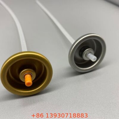 누출 방지 및 막힘 저항 에어로졸 몸 스프레이 밸브 360 ° 분배 기술 및 표준 알루미늄 캔에 유니버설 적합