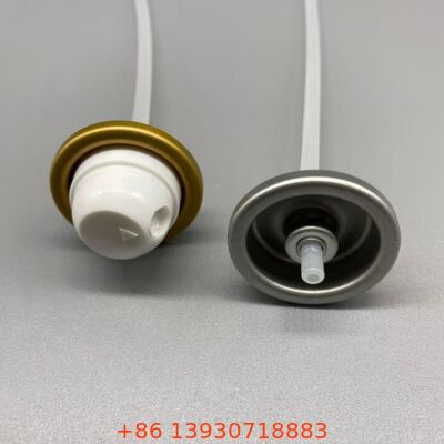 누출 방지 및 막힘에 저항하는 디오더런트 몸 스프레이 밸브 360 ° 분배 기술 및 표준 알루미늄 캔에 보편적으로 적합