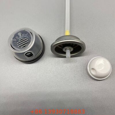 누출 방지 및 막힘에 저항하는 디오더런트 몸 스프레이 밸브 360 ° 분배 기술 및 표준 알루미늄 캔에 보편적으로 적합