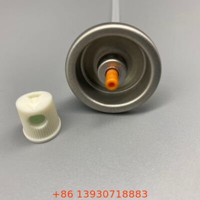 전문적인 헤어 케어용으로 정밀 안개 차단 노즐과 화학 저항성 구조를 갖춘 에어로졸 헤어 접착제 밸브