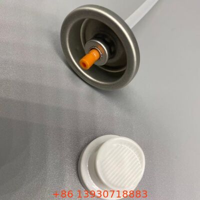 전문적인 헤어 케어용으로 정밀 안개 차단 노즐과 화학 저항성 구조를 갖춘 에어로졸 헤어 접착제 밸브