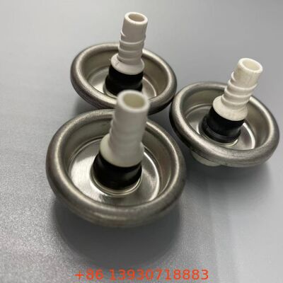 제어된 폼 분배 및 고압 등급 건설을 위한 확장된 디프 튜브 시스템을 가진 에어로솔 PU 폼 밸브