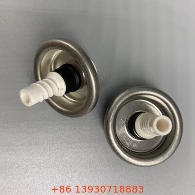 제어된 폼 분배 및 고압 등급 건설을 위한 확장된 디프 튜브 시스템을 가진 에어로솔 PU 폼 밸브