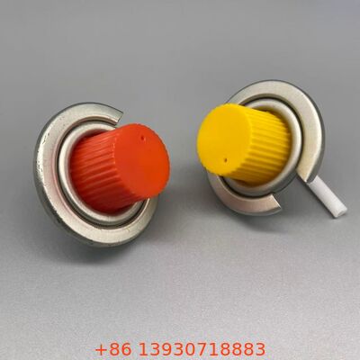 휴대용 조리 장비용 일관된 유량 제어 기능이 있는 1인치 누수 방지 에어로졸 부탄 밸브