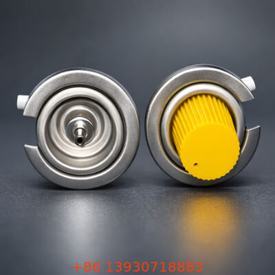 연료 방출을 제어하기 위한 1인치 틴플라트 부탄 재충전 밸브