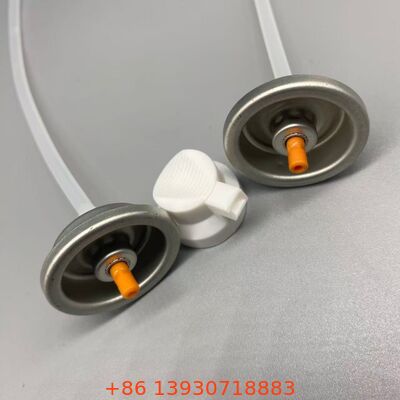 표적 뿌리 적용을 위한 액추에이터가 있는 드라이 샴푸 에어로졸 밸브