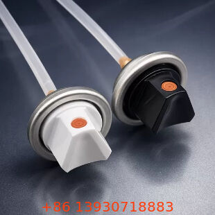 시각적으로 통합된 포장을 위한 고급 사전 착색 남성용 에어로졸 페인트 밸브