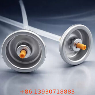 시각적으로 통합된 포장을 위한 고급 사전 착색 남성용 에어로졸 페인트 밸브