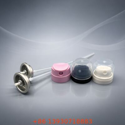 틴플레이트 재질의 드라이 샴푸용 뿌리 집중 에어로졸 밸브, 상하향 사용 가능, 균일한 분사