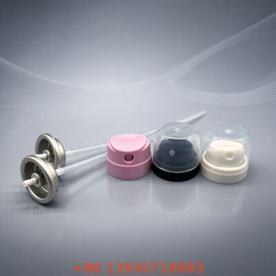 드라이 샴푸용 주석 도금 분말 미스트 에어로졸 밸브 (직립 또는 역립 사용 및 알코올 기반 제형)