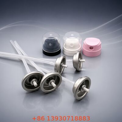 드라이 샴푸용 주석 도금 분말 미스트 에어로졸 밸브 (직립 또는 역립 사용 및 알코올 기반 제형)