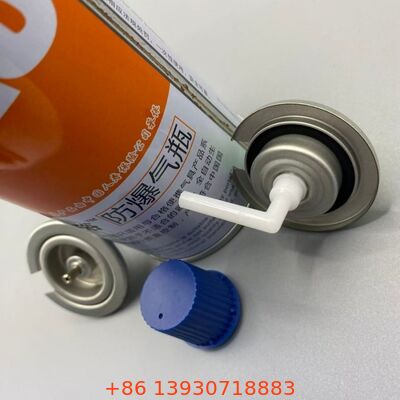 정밀 흐름 조절 및 누출 방지 성능이있는 화염 제어 에어로솔 부탄 가스 밸브