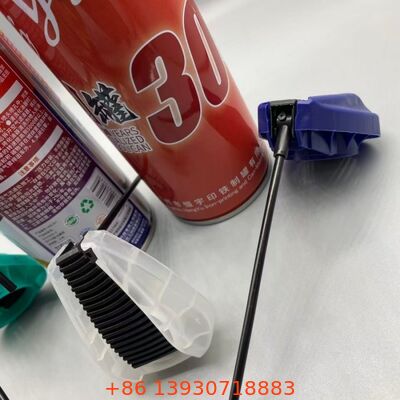 고성능 접이식 트리거 액추에이터, 누출 방지 잠금 메커니즘, 통합 확장 튜브, 에어로졸 케어 제품용 듀얼 액션 스프레이 노즐