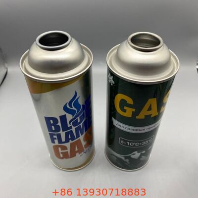 카세트 가스 고압 18-21 바 에어로졸 빈 진판 캔 65mm 57mm
