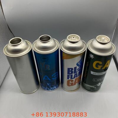 카세트 가스 고압 18-21 바 에어로졸 빈 진판 캔 65mm 57mm