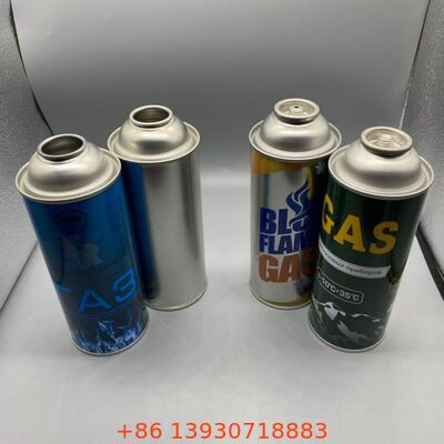 프리미엄 보관 안정성을 위한 양철 65mm 리필형 부탄 가스 용기